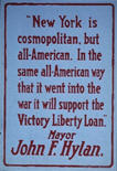 US WWI poster (general): New York is cosmopol