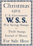 US WWI poster (general): Christmas Give