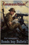 US WWI poster (general): Ammunition!