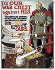 US WWI poster (general): It's Our War Chest