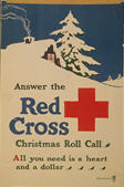 US WWI poster (general): Answer the Red Cross
