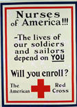 US WWI poster (general): Nurses of America!!!