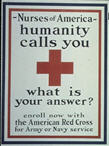 US WWI poster (general): Nurses of America