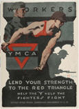 US WWI poster (general): Workers Lend Your Strength