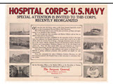 US WWI recruitment poster: Hospital Corps – U.S. Navy