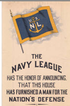 US WWI recruitment poster: The Navy League