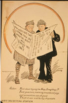 US WWI recruitment poster: Why Waste Your Time Looking for a Job...