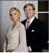 The Prince of Orange and Princess Máxima of the Netherlands.