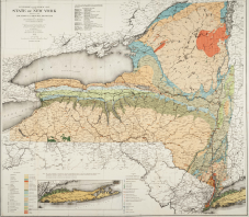 Economic and Geologic Map of NY, from Museum Bulletin 15: Mineral Resources of NY.