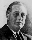 portrait of Franklin D. Roosevelt